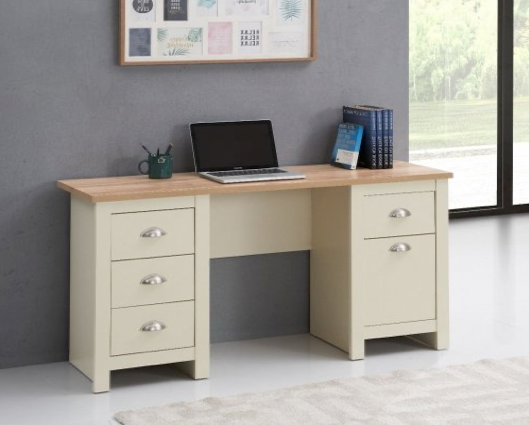 Lincoln 5 Drawer Desk