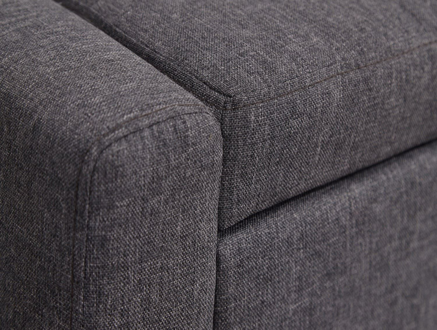 Verona Ottoman Bench-Charcoal