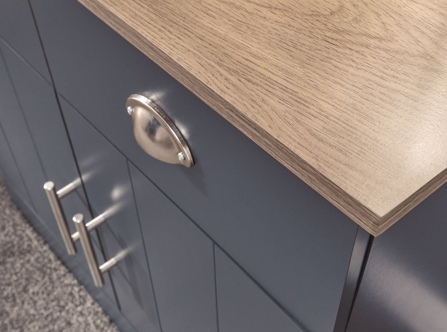 Kinsley Compact Sideboard-Blue