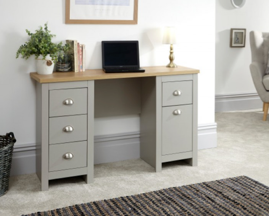 Lachlan Study Desk-Grey