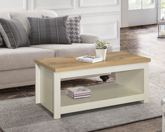 Harper Coffee Table - Cream
