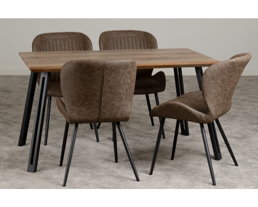 Quinn Straight Edge Dining Set