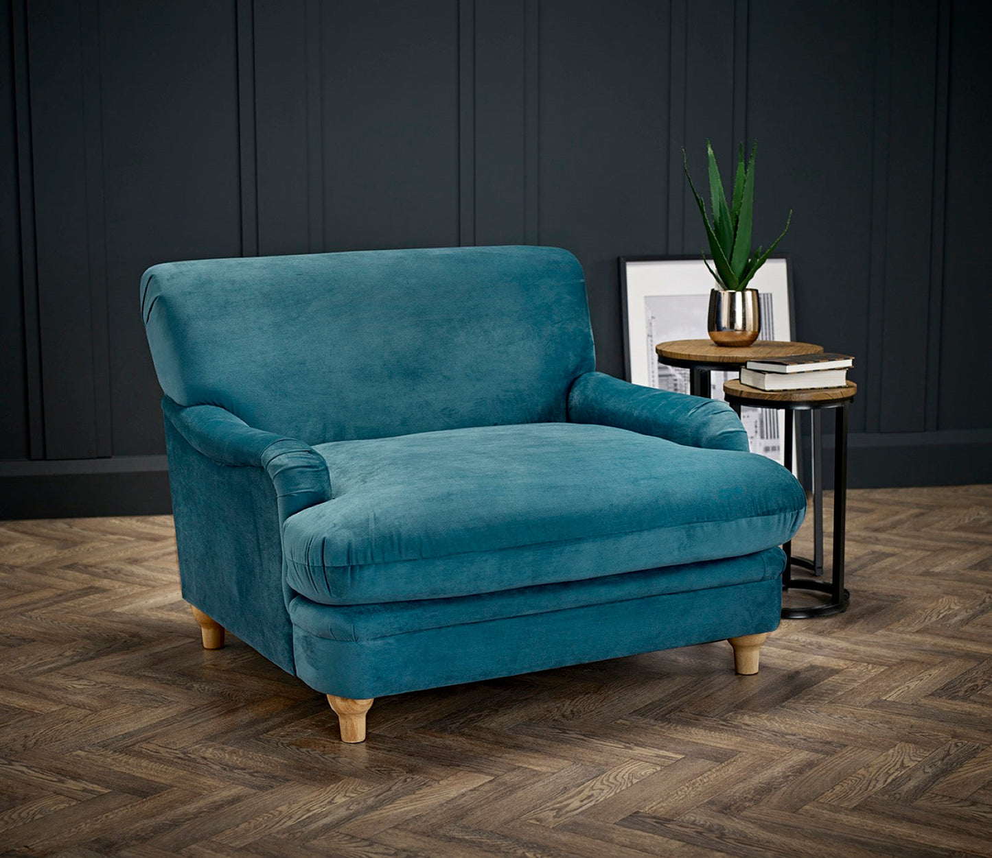 Platon Chair Peacock Blue