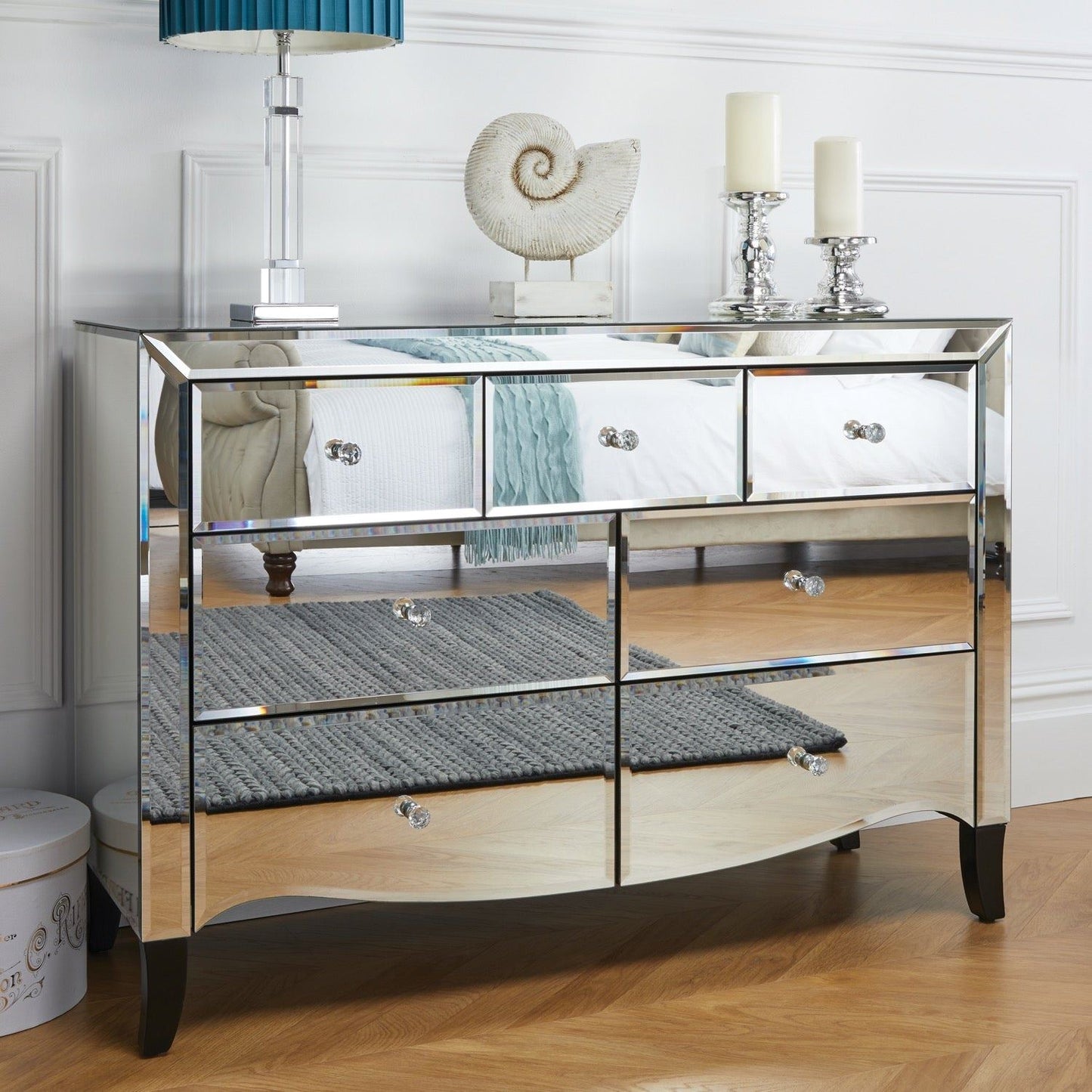 Paolo 3 Over 4 Chest - Mirrored