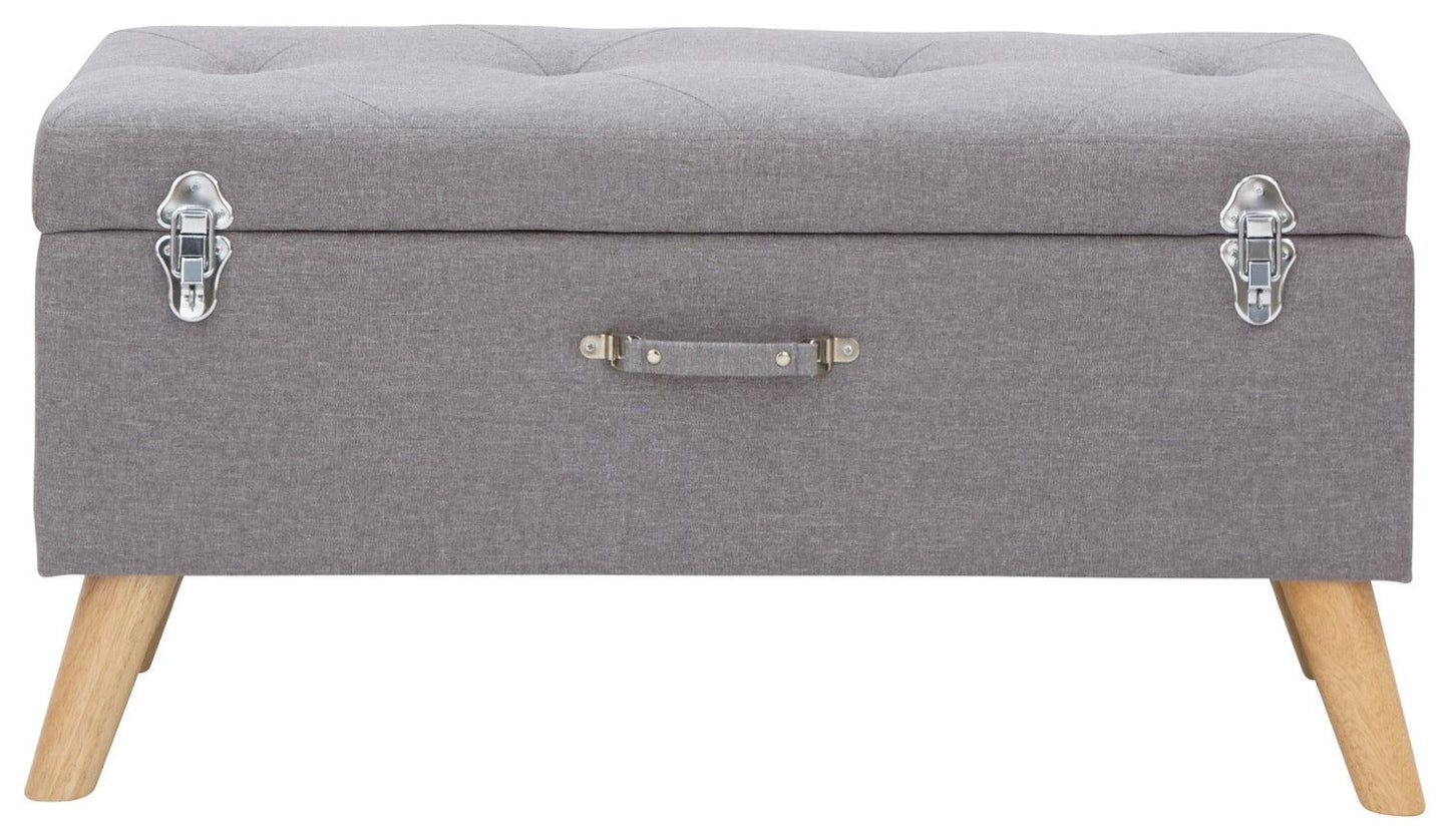Maisie Large Storage Ottoman-Grey
