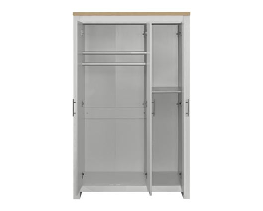 Harper 3 Door Wardrobe - Grey