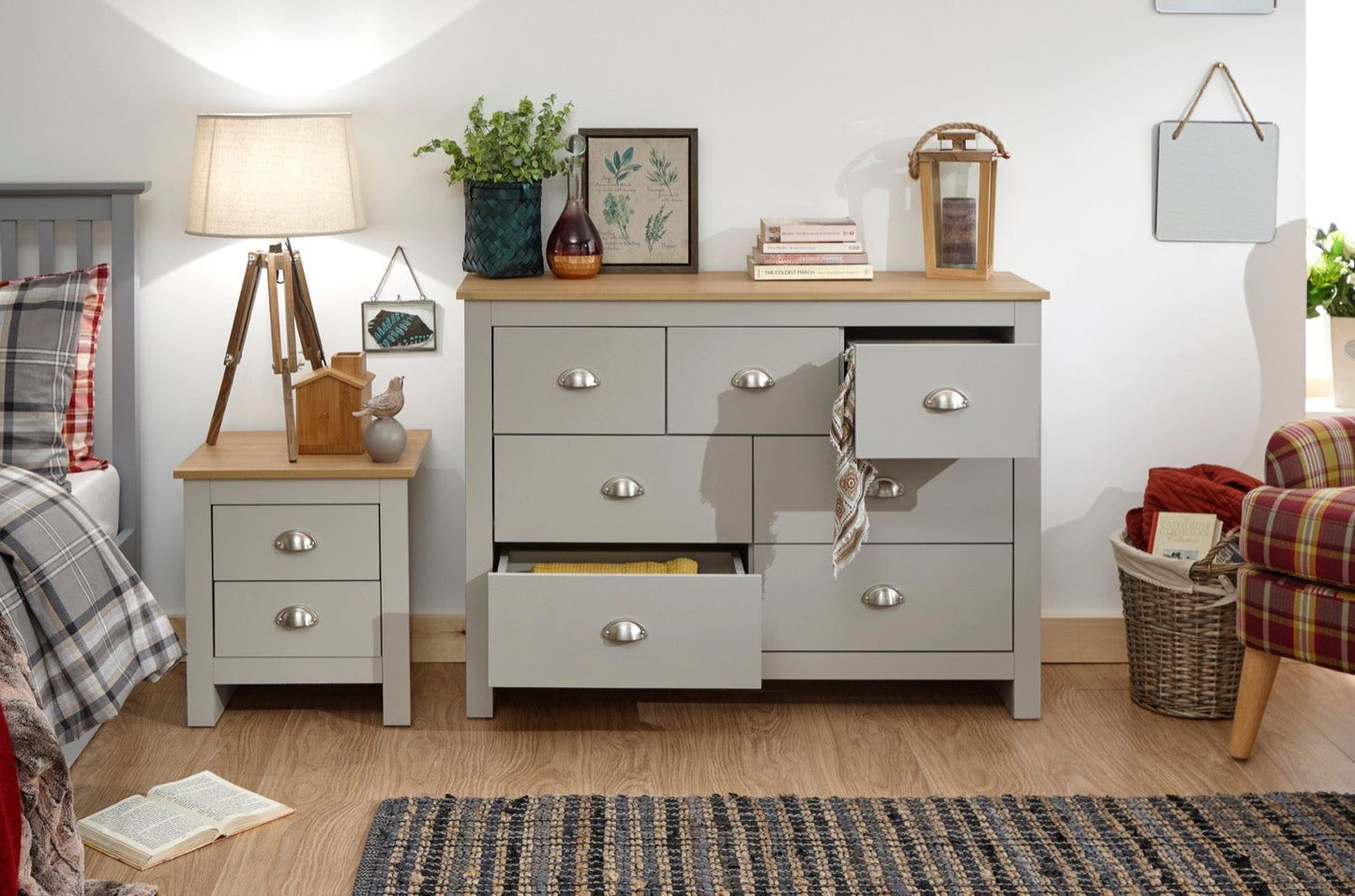 Lachlan Merchants Chest-Grey