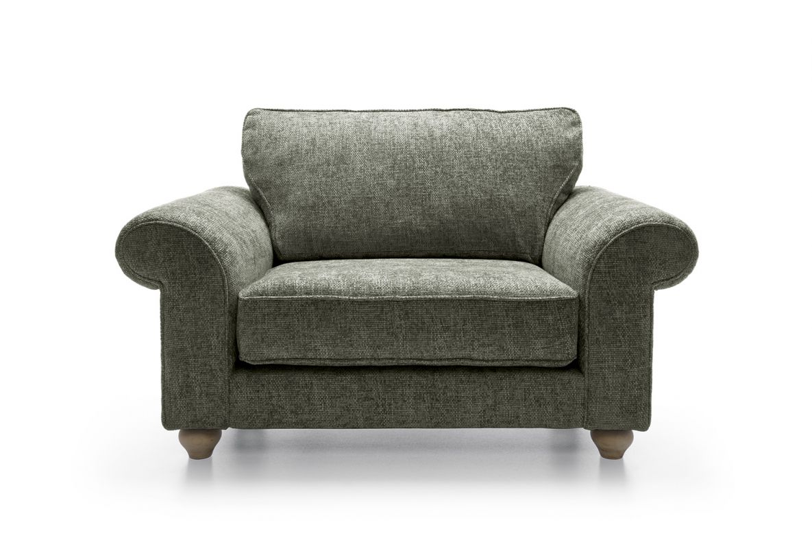 Iris Love Seat - Rifle Green