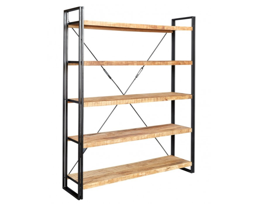 Cole Industrial Large Open Bookcase