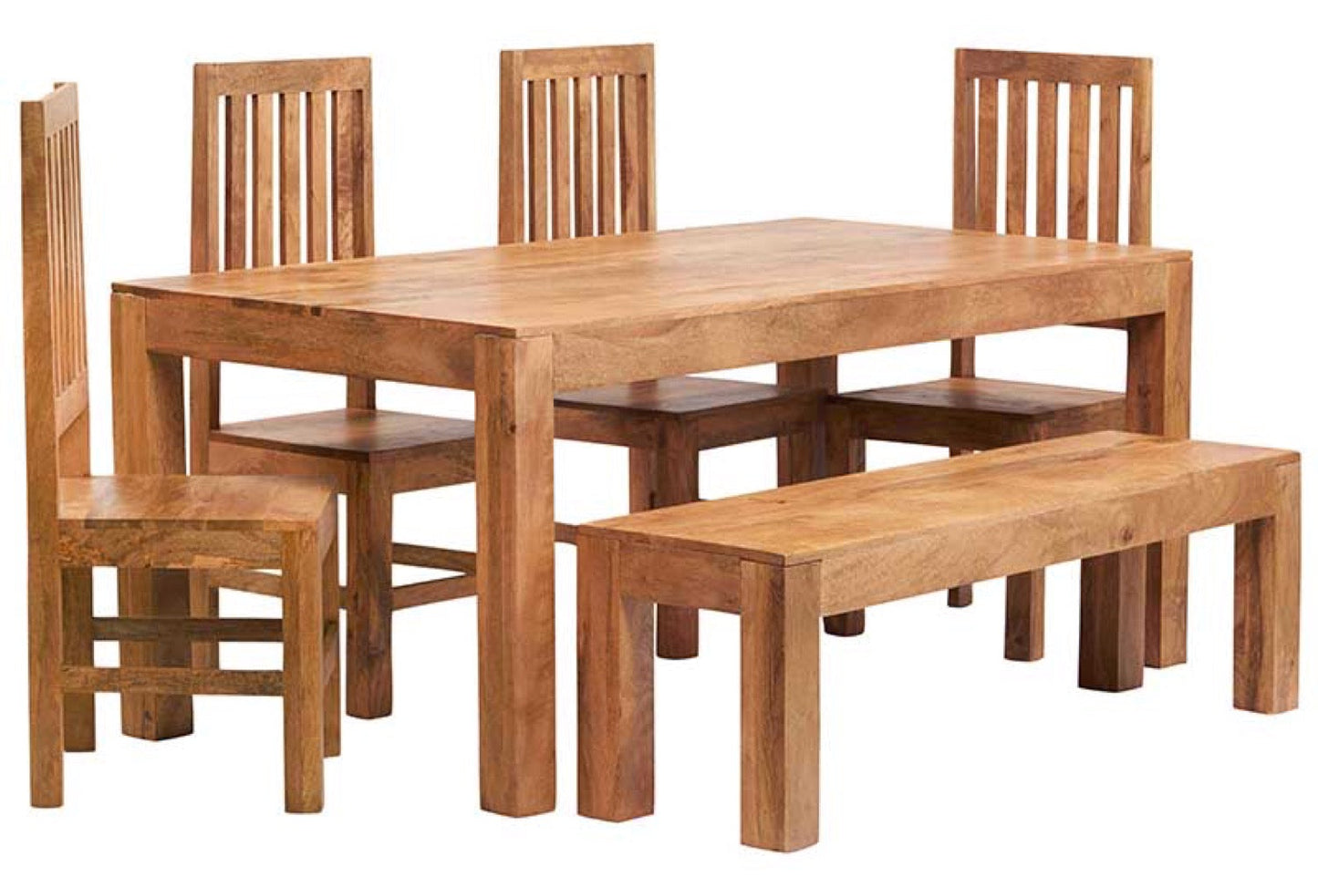 Sapeli Light Slat Back Chair