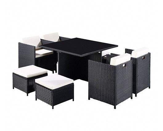 Vernon Black 9PC Cube Set & Cover