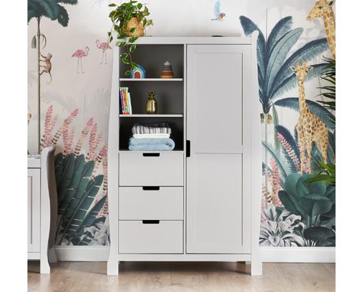Seren Double Wardrobe-Warm Grey