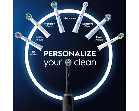 Oral-B Pro 3 Electric Toothbrush with Travel Case - Black
