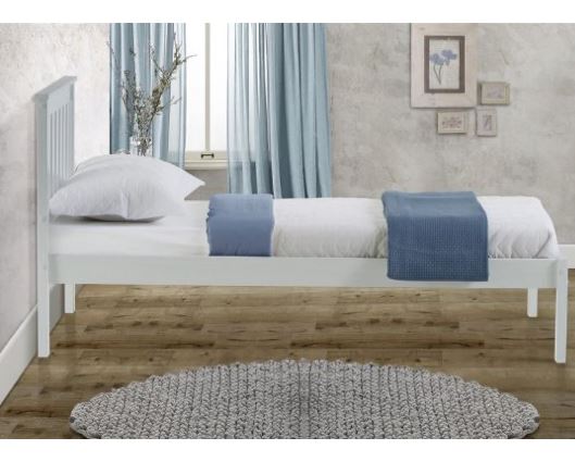 Denver Single Bed - White