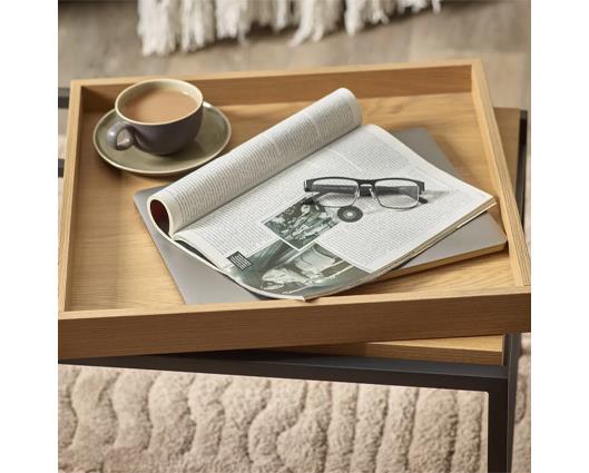 Reuben Tray Coffee Table - Oak Effect