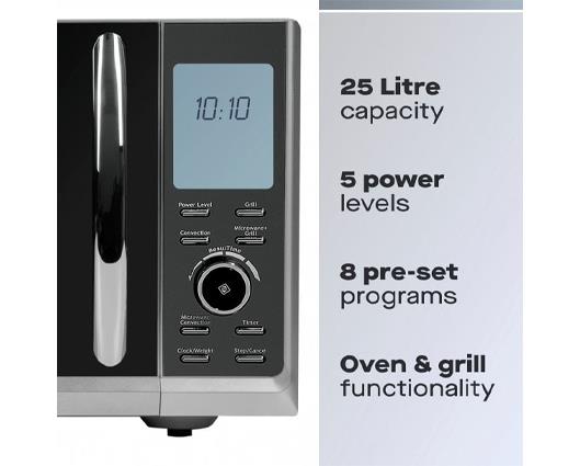 Daewoo 25L Combi-Microwave with Oven & Grill
