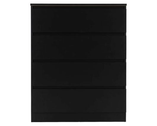 Marcus 4 Drawer Chest - Black