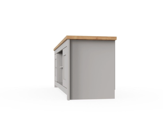 Lincoln 2 Door TV Unit- Light Grey