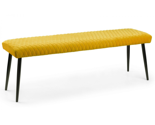 Leena Low Bench-Mustard