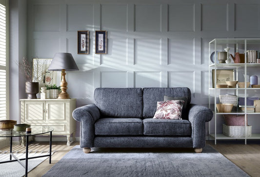 Iris 2 Seater Sofa - Dark Blue