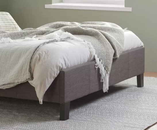 Beda King Bed - Grey