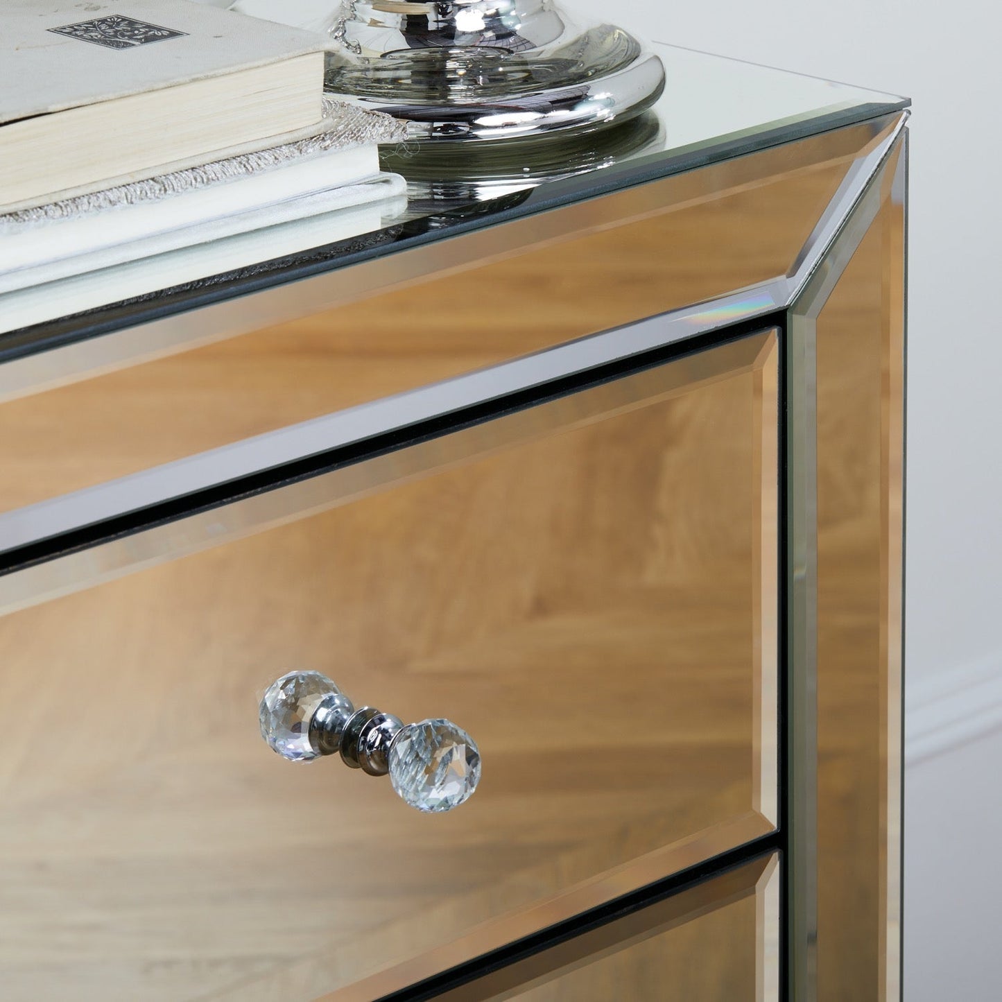 Paolo 3 Over 4 Chest - Mirrored