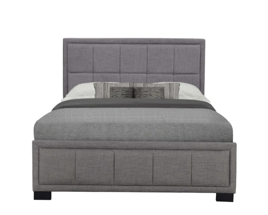 Harrison Double Bed - Grey