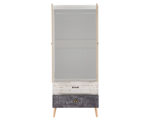 Norton 2 Door 2 Drawer Wardrobe