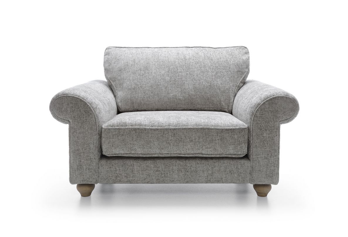 Iris Love Seat - Ash Grey