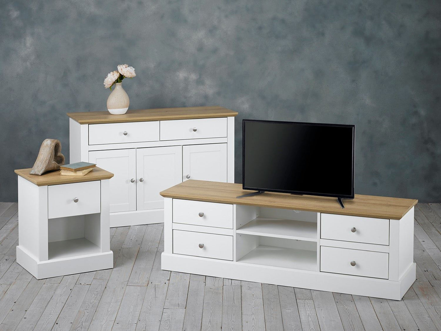 Dagwood TV Unit White