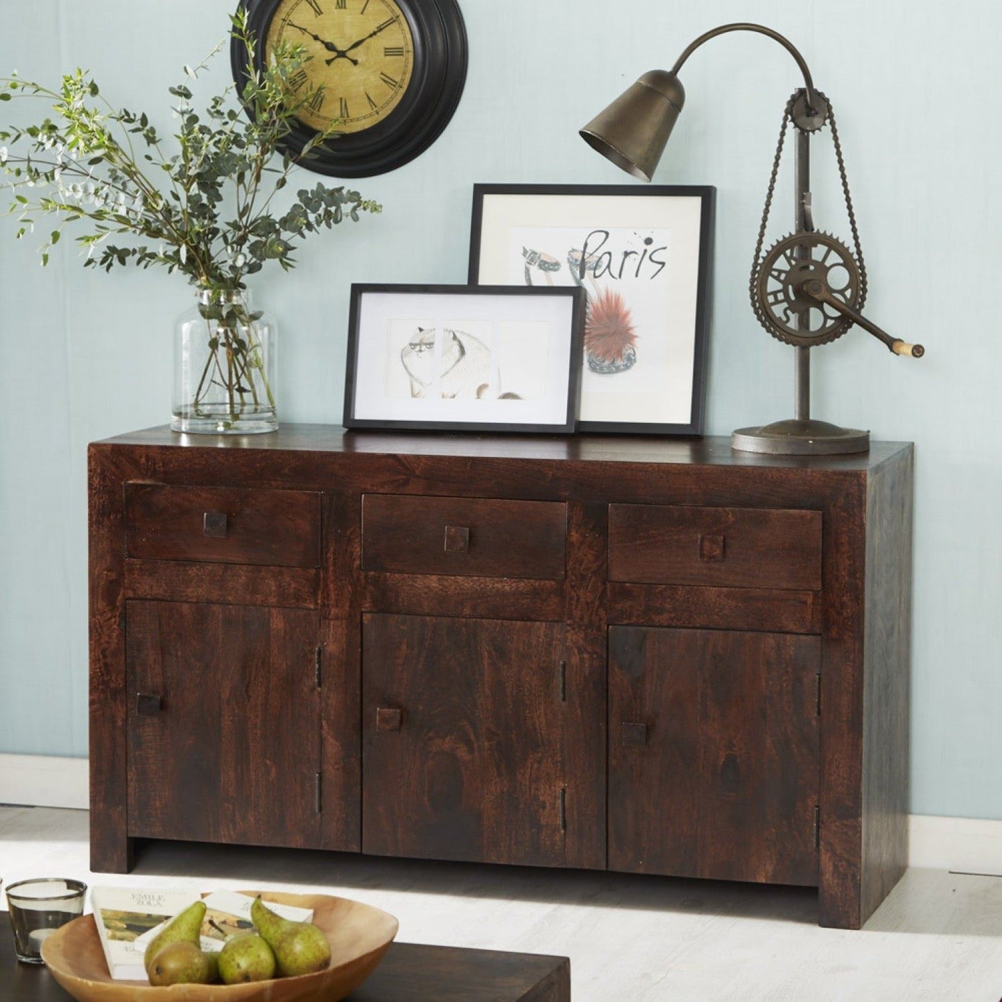 Sapeli Large Sideboard