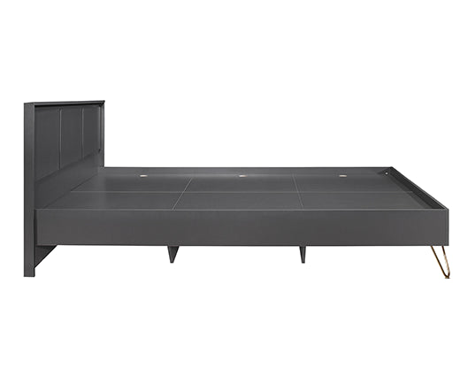 Arlo Small Double Bed- Charcoal
