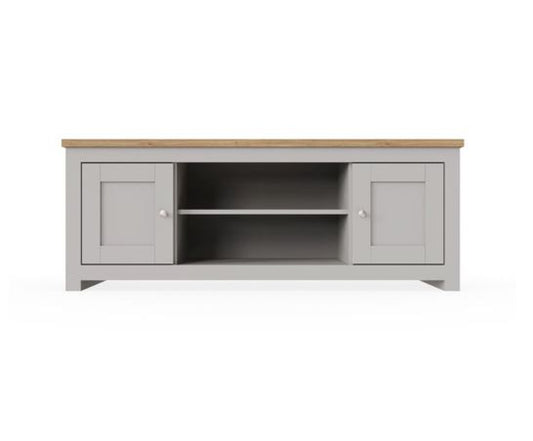 Lincoln 2 Door TV Unit- Light Grey