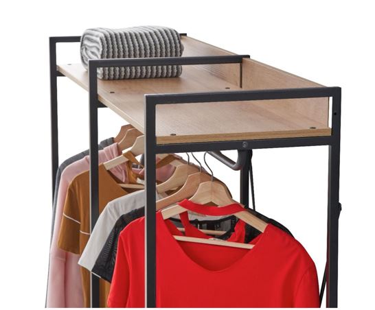 Cohen Open Wardrobe- Riveria Oak