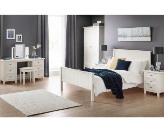 Acadia 6 Drawer Wide Chest - Surf White