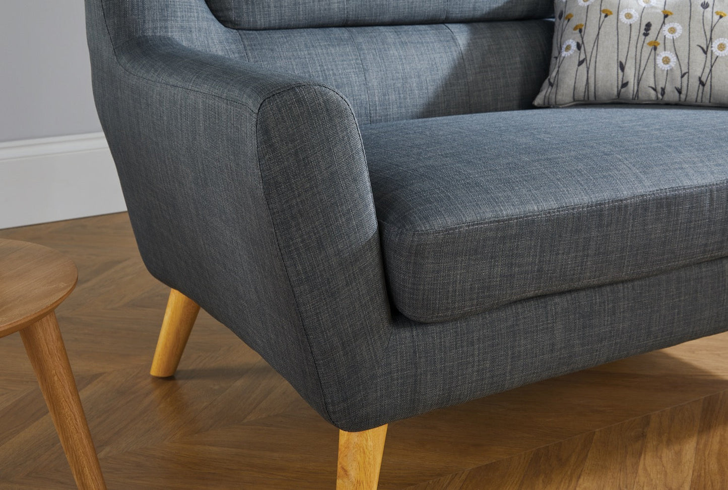 Landon Medium Sofa - Grey