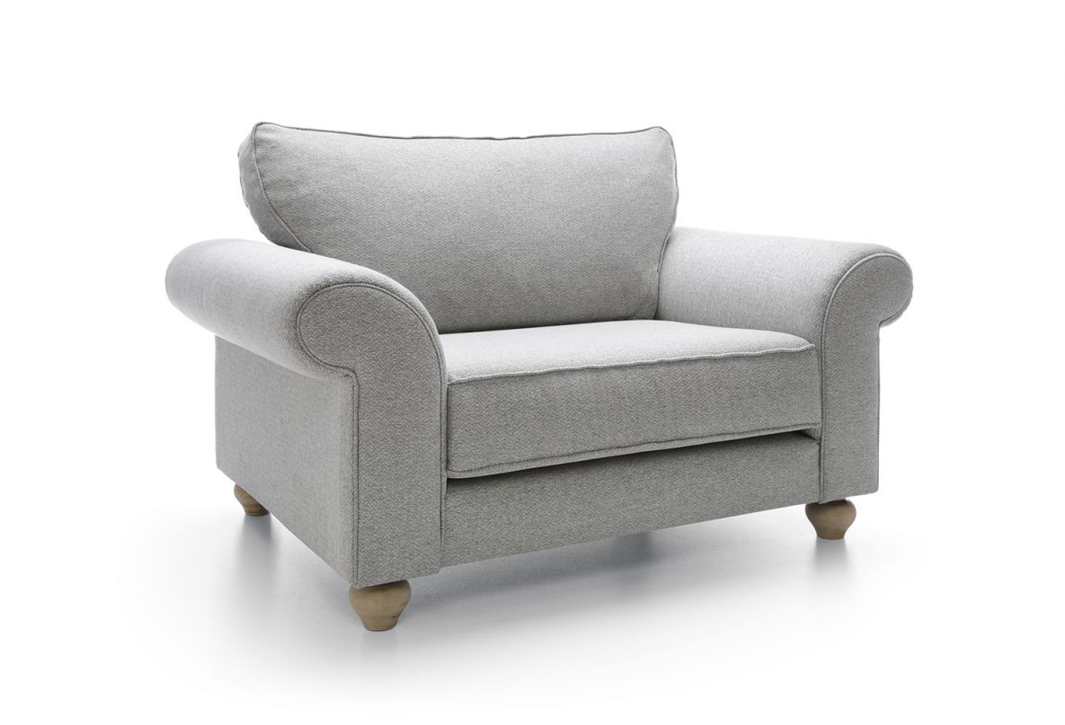 Iris Love Seat - Light Grey