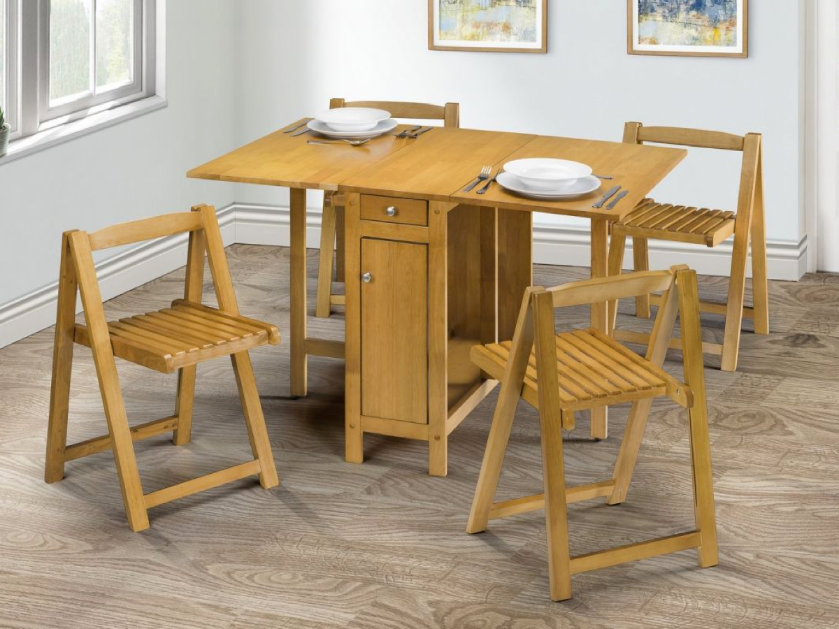 Soloman Dining Set-Light Oak