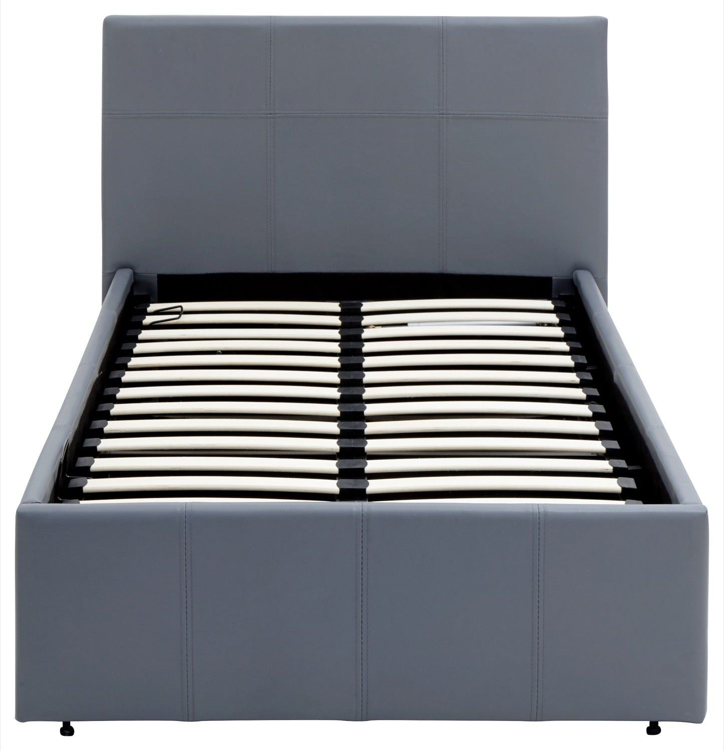 Serena Single Side Lift Ottoman Bed-Grey