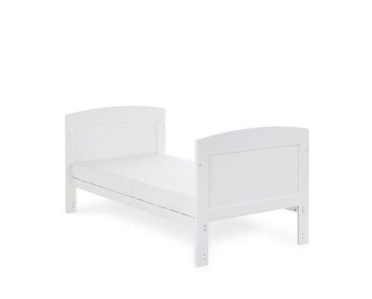 Grady Cot Bed + Fibre Mattress - White