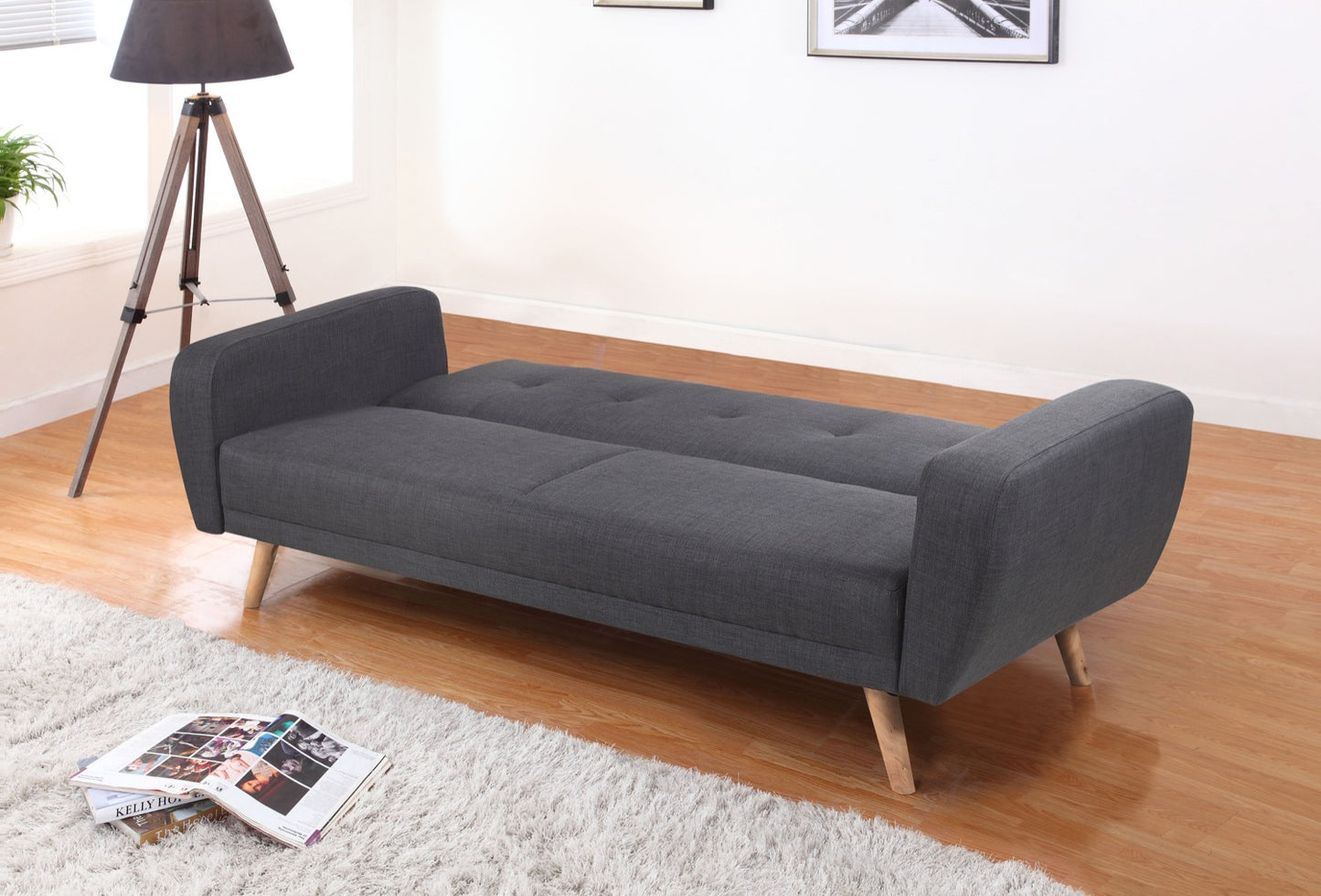 Florence Large Sofa Bed - Grey