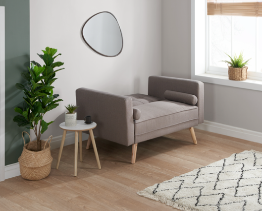 Elias Medium Sofa Bed - Grey