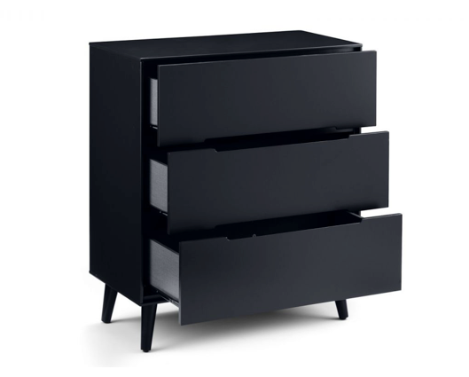 Langham 3 Drawer Chest - Anthracite