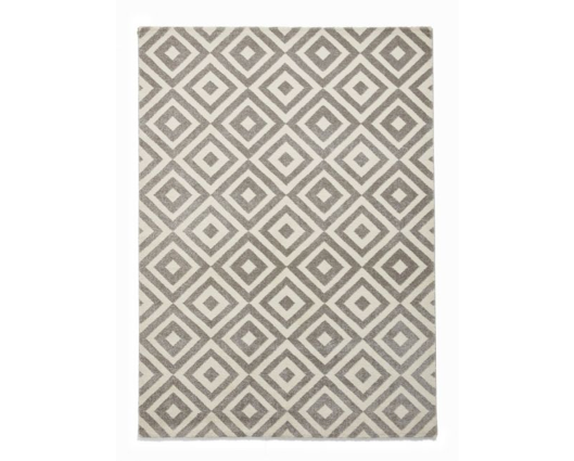 Gino Grey/White - 160cm x 220cm