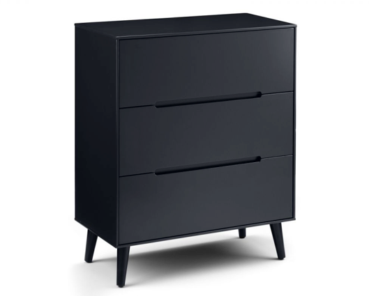 Langham 3 Drawer Chest - Anthracite