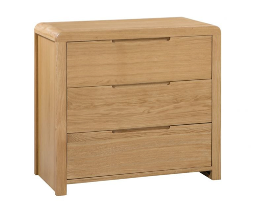 Curvus 3 Drawer Chest