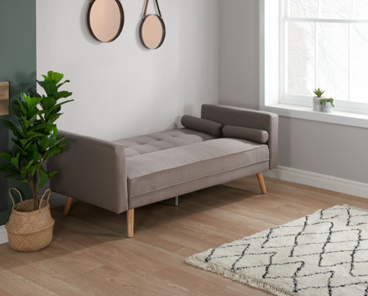 Elias Large Sofa Bed - Grey