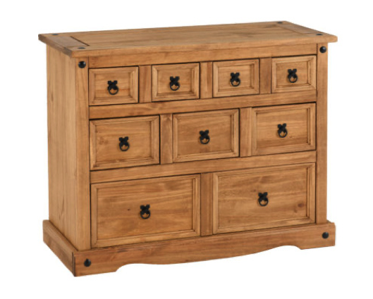 Corona 4+3+2 Drawer Merchant Chest