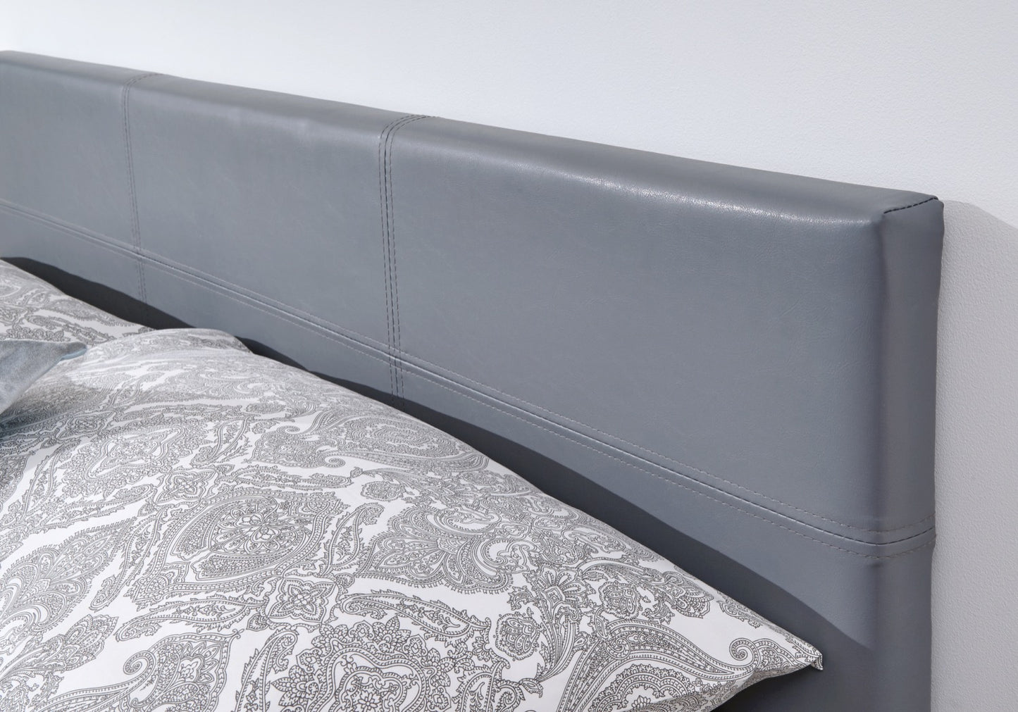 Serena Small Double Side Lift Ottoman Bed-Grey