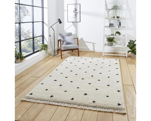 Bliss White/Black - 120cm x 170cm